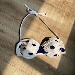 Vintage Christina bikini top polka dot pin up style